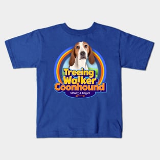 Treeing walker coonhound Kids T-Shirt